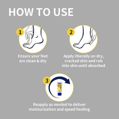 Aavini Intense Foot Cream - Repairs Cracked Skin, Antibacterial and Deodorizing, Removes and Softens Calluses, For All Skin Types, Moisturizing Foot Lotion